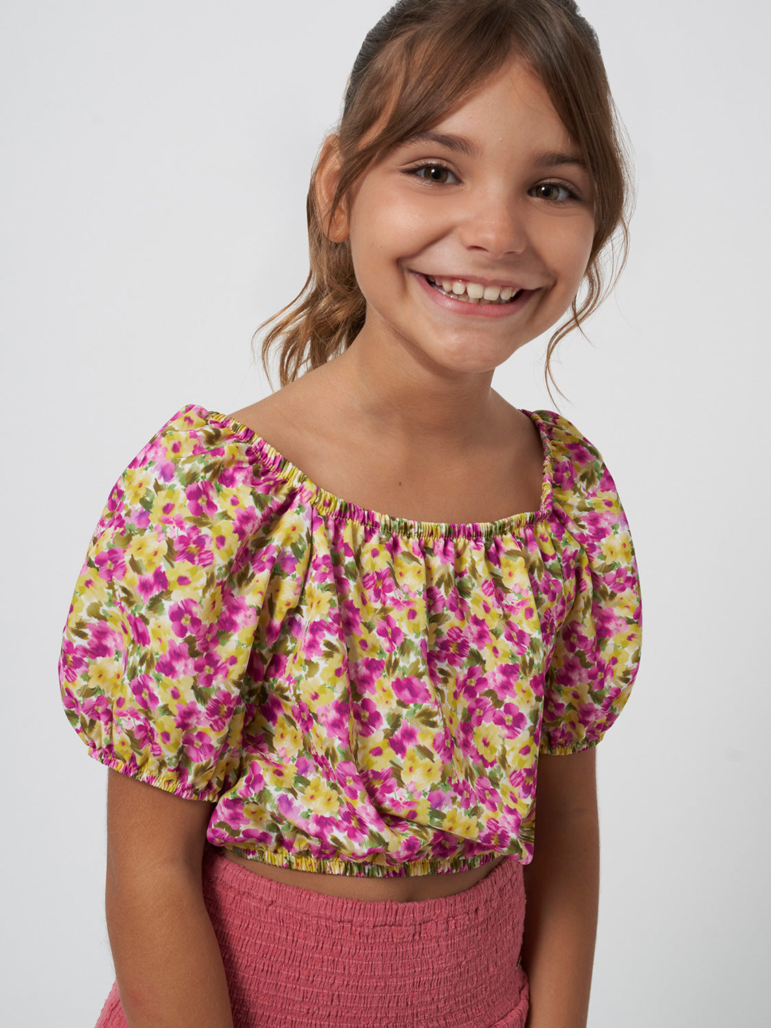 Mayoral Kids blouse Fuchsia in Fuchsia 6900087536-2.jpg | NICKIS.com