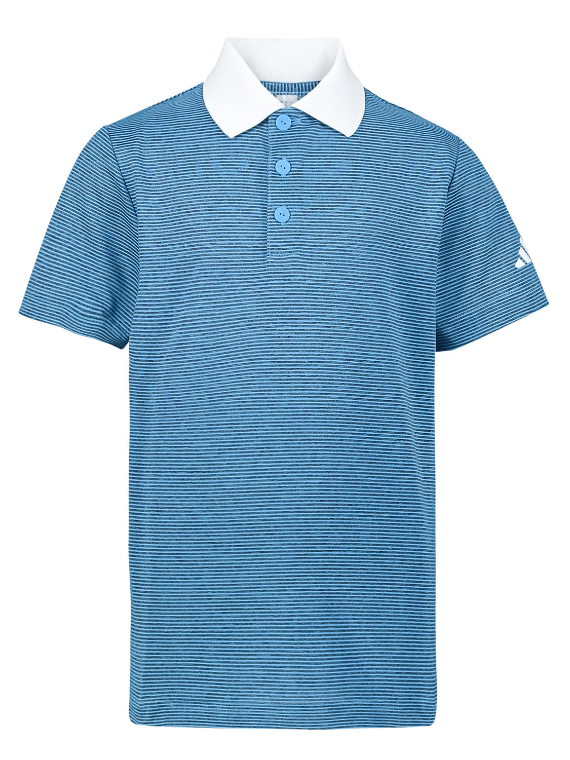 adidas Kids Polo Shirt Golfwear Blue in Blue 6900163743-1.jpg | NICKIS.com