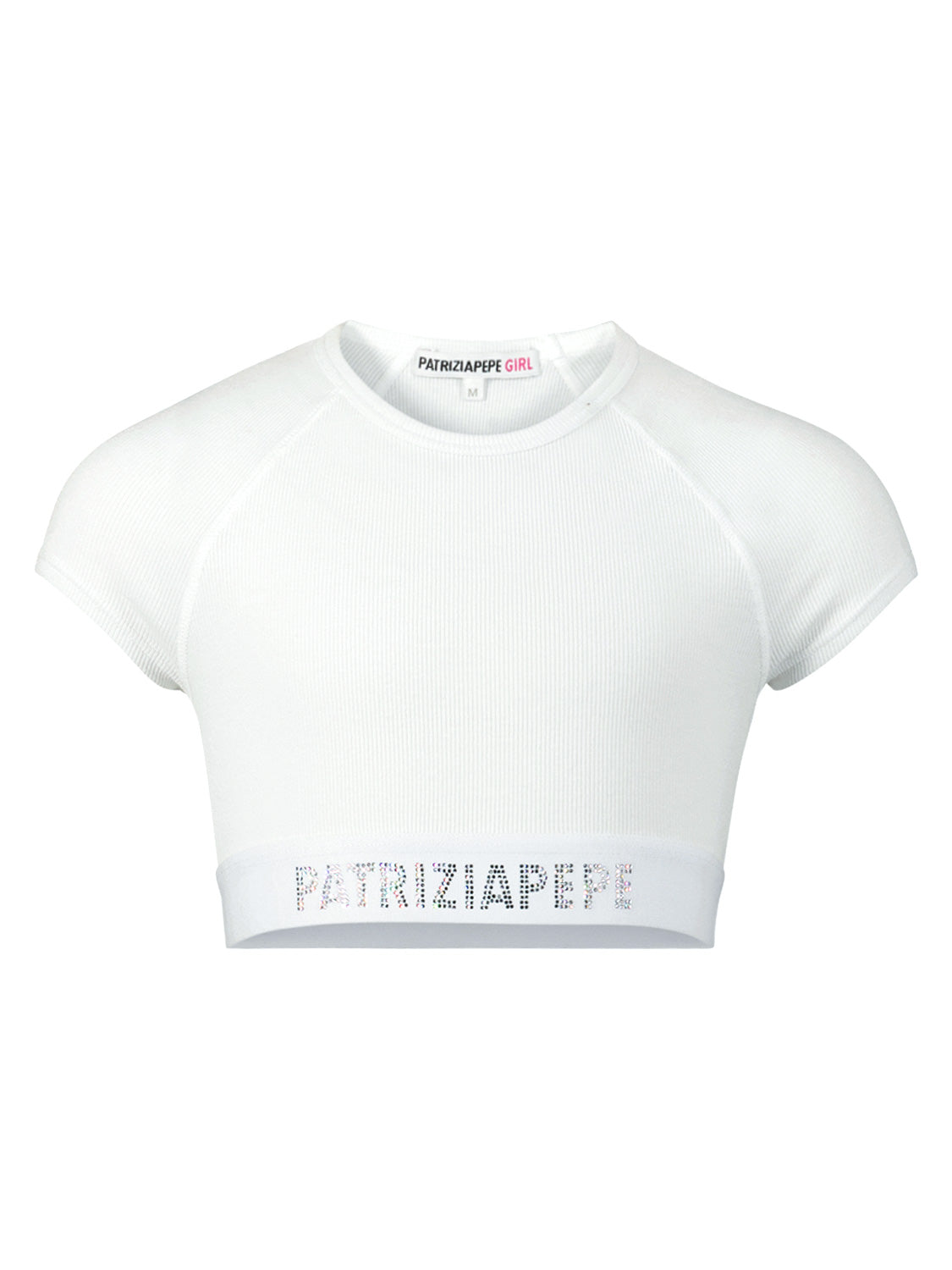 PATRIZIA PEPE GIRL Kids t-shirt White in White 6900197418-1.jpg | NICKIS.com