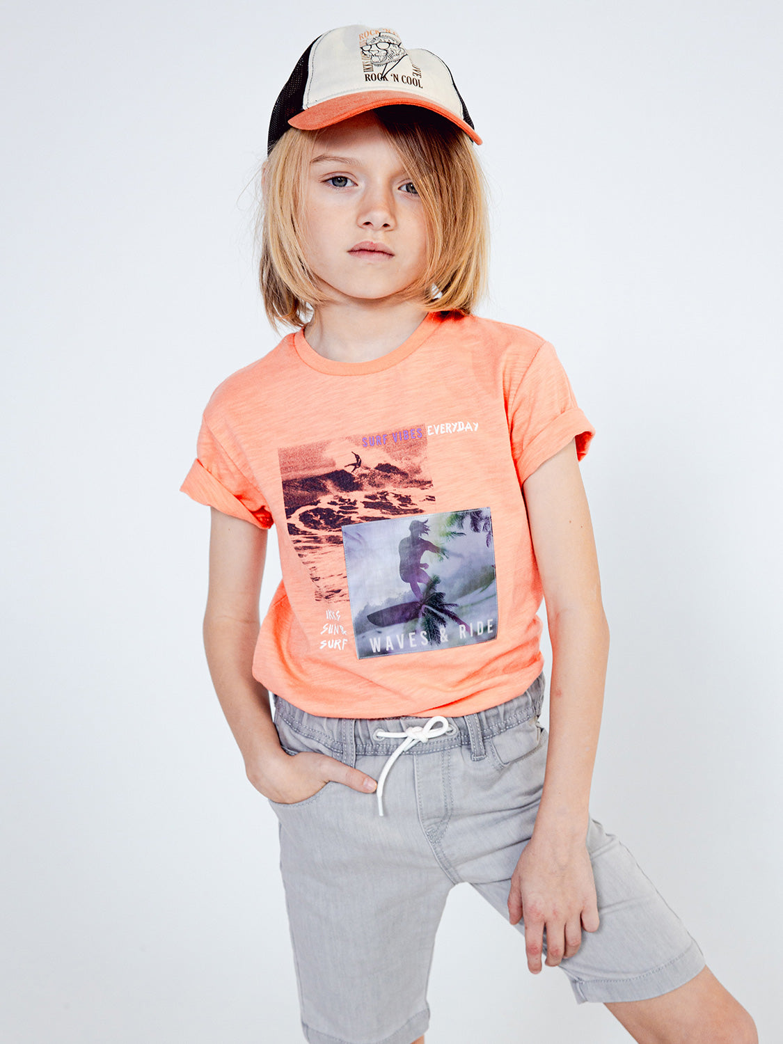 IKKS Kids t-shirt Coral in Coral 6900200686-2.jpg | NICKIS.com