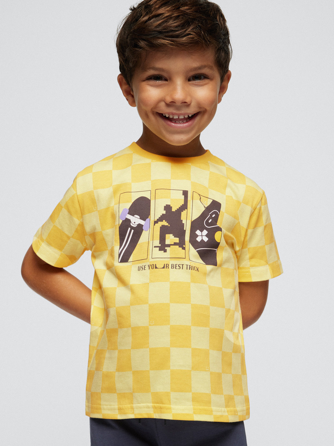 Mayoral Kids t-shirt Yellow in Yellow 6900239691-2.jpg | NICKIS.com