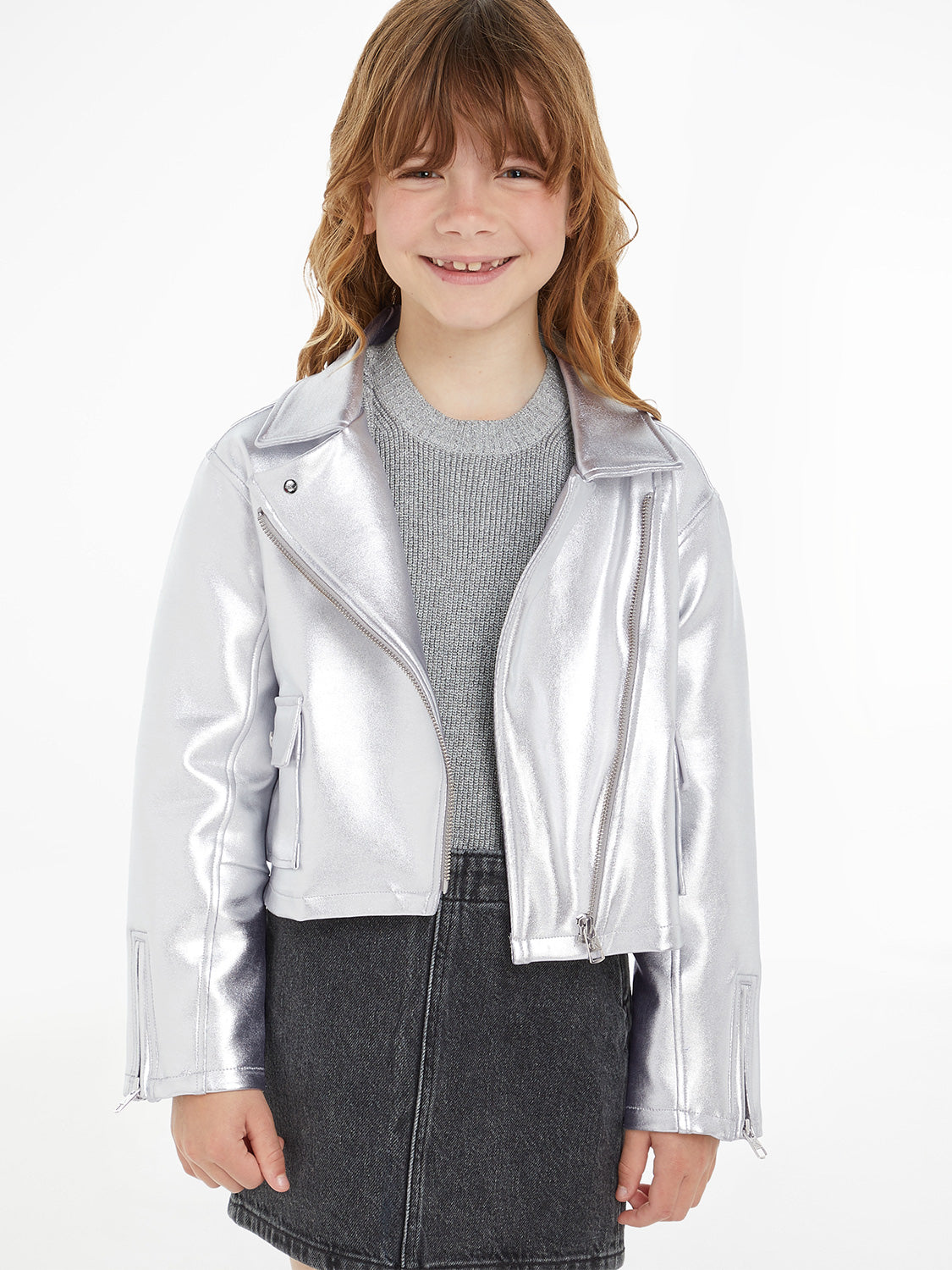 Calvin Klein Kids jacket Silver in Silver 6900274341-2.jpg | NICKIS.com