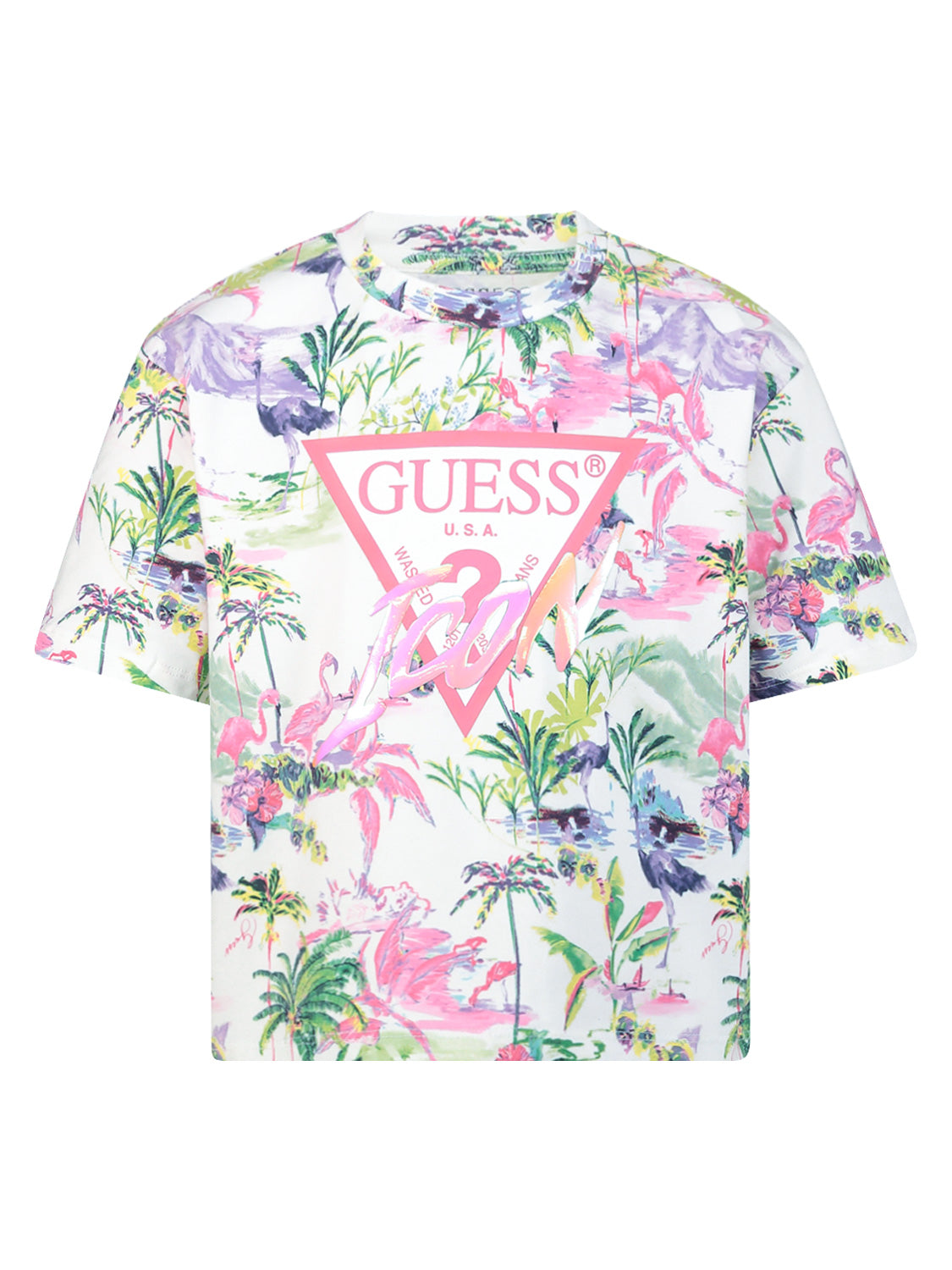 Guess Kids t-shirt White in White 6900293138-1.jpg | NICKIS.com