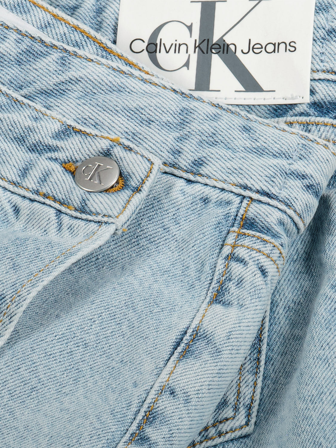 Calvin Klein Kids Shorts Powder Blue Denim  in  6900357617-7.jpg | NICKIS.com