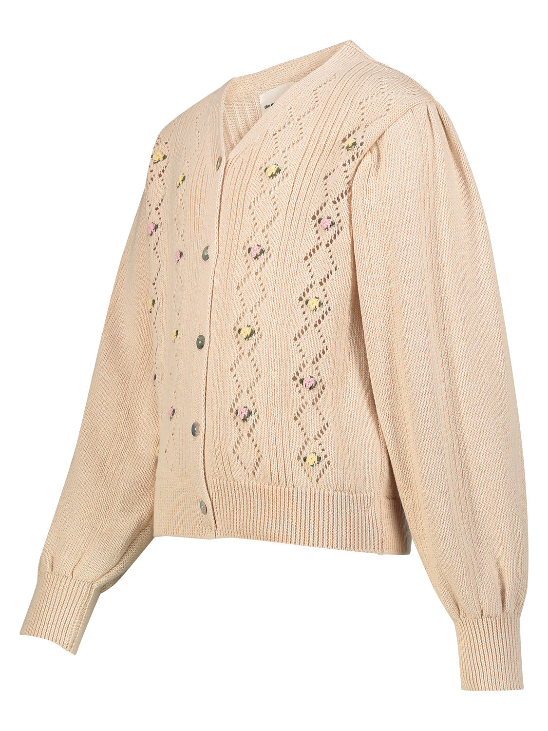 The New Society Kids cardigan Ambrose Beige in Beige 6900370527-4.jpg | NICKIS.com