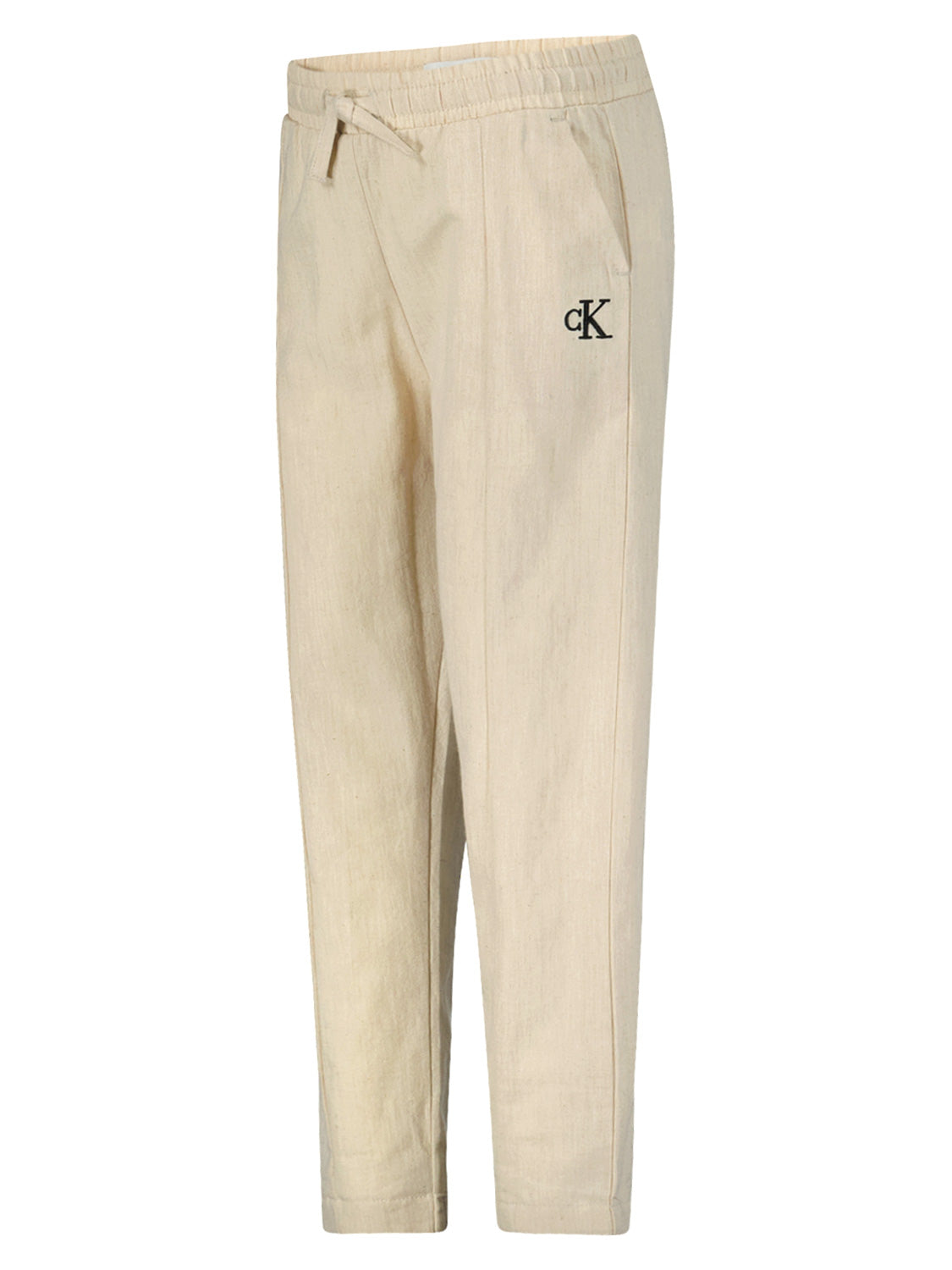 Calvin Klein Kids pants Linen Blend Beige in Beige 6900375201-4.jpg | NICKIS.com