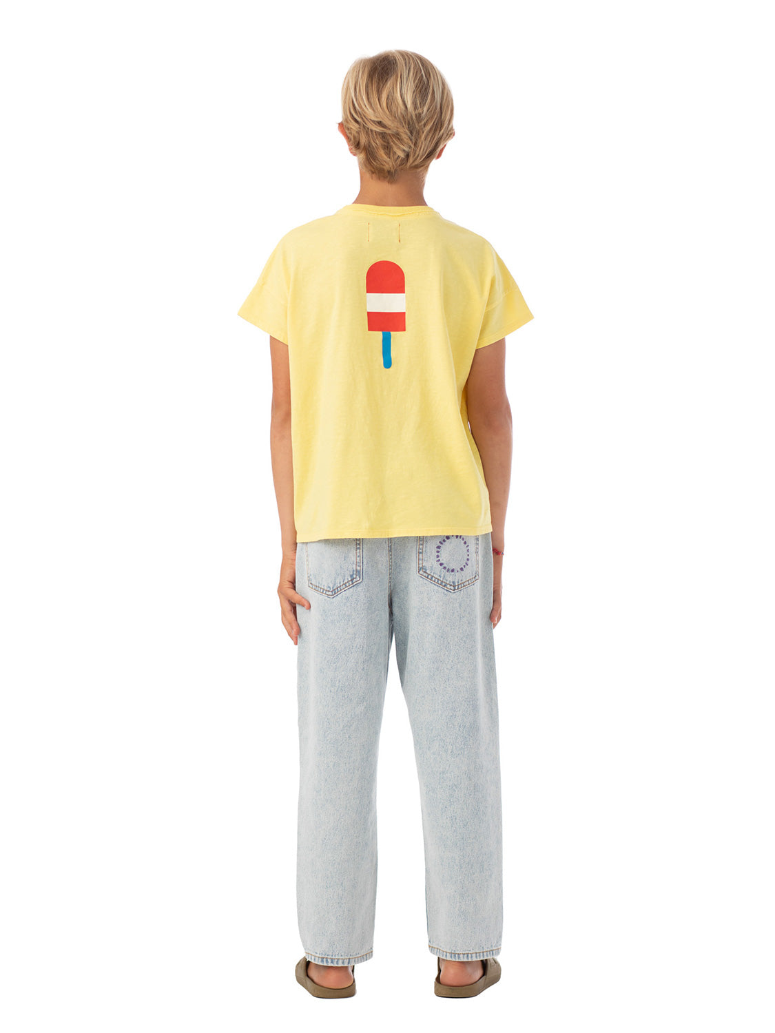 Piupiuchick Kids t-shirt Yellow in Yellow 6900397919-3.jpg | NICKIS.com