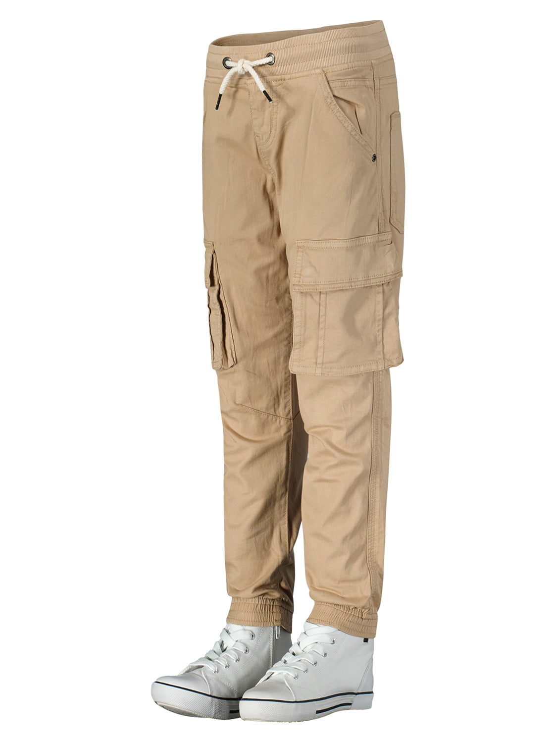 Vingino Kids Cargo Trousers Colivier Beige in Beige 6900429174-5.jpg | NICKIS.com