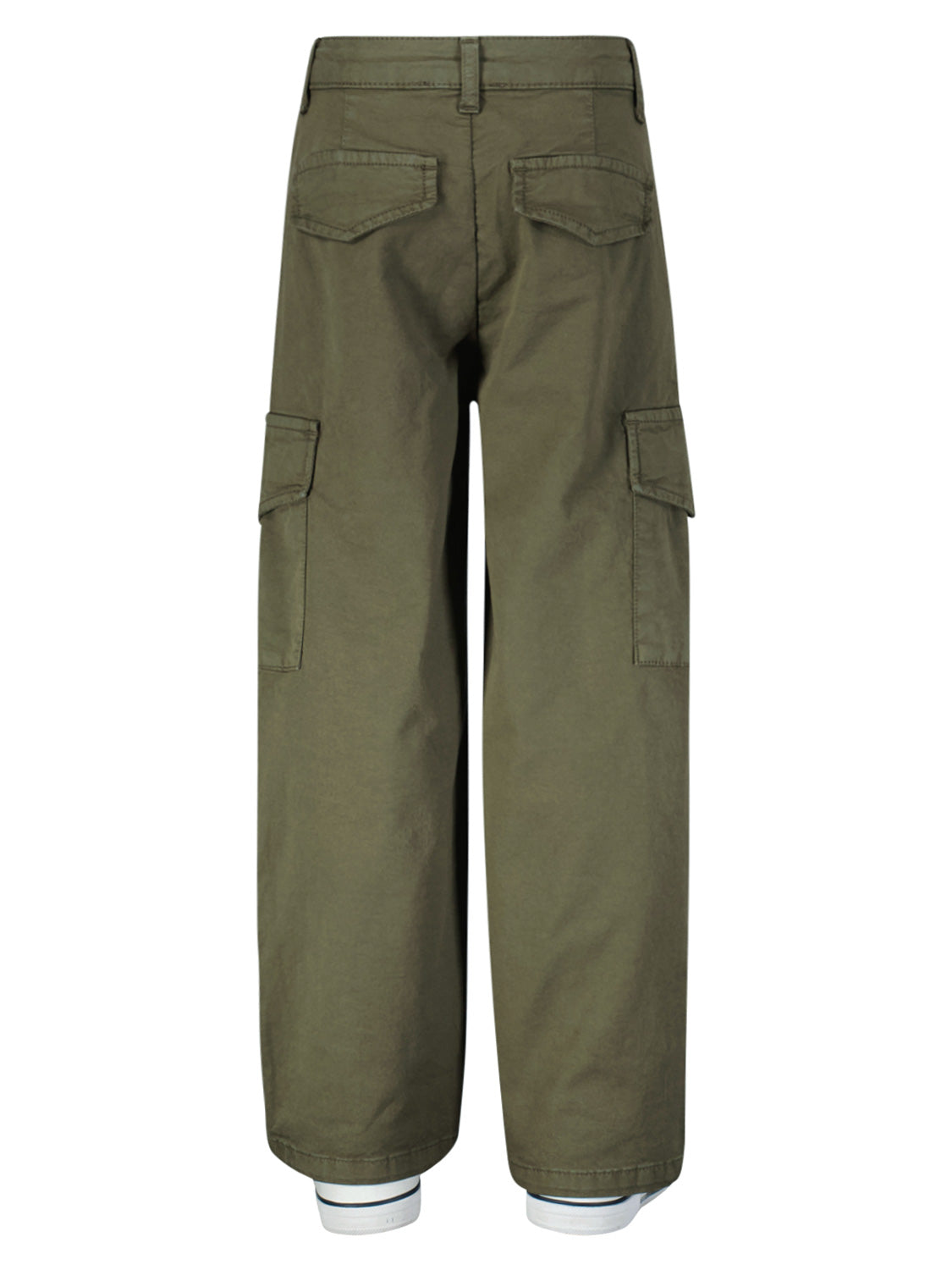 PLEASE - THE TROUSERS Kids Cargo Trousers Olive Green in Olive Green 6900445791-6.jpg | NICKIS.com