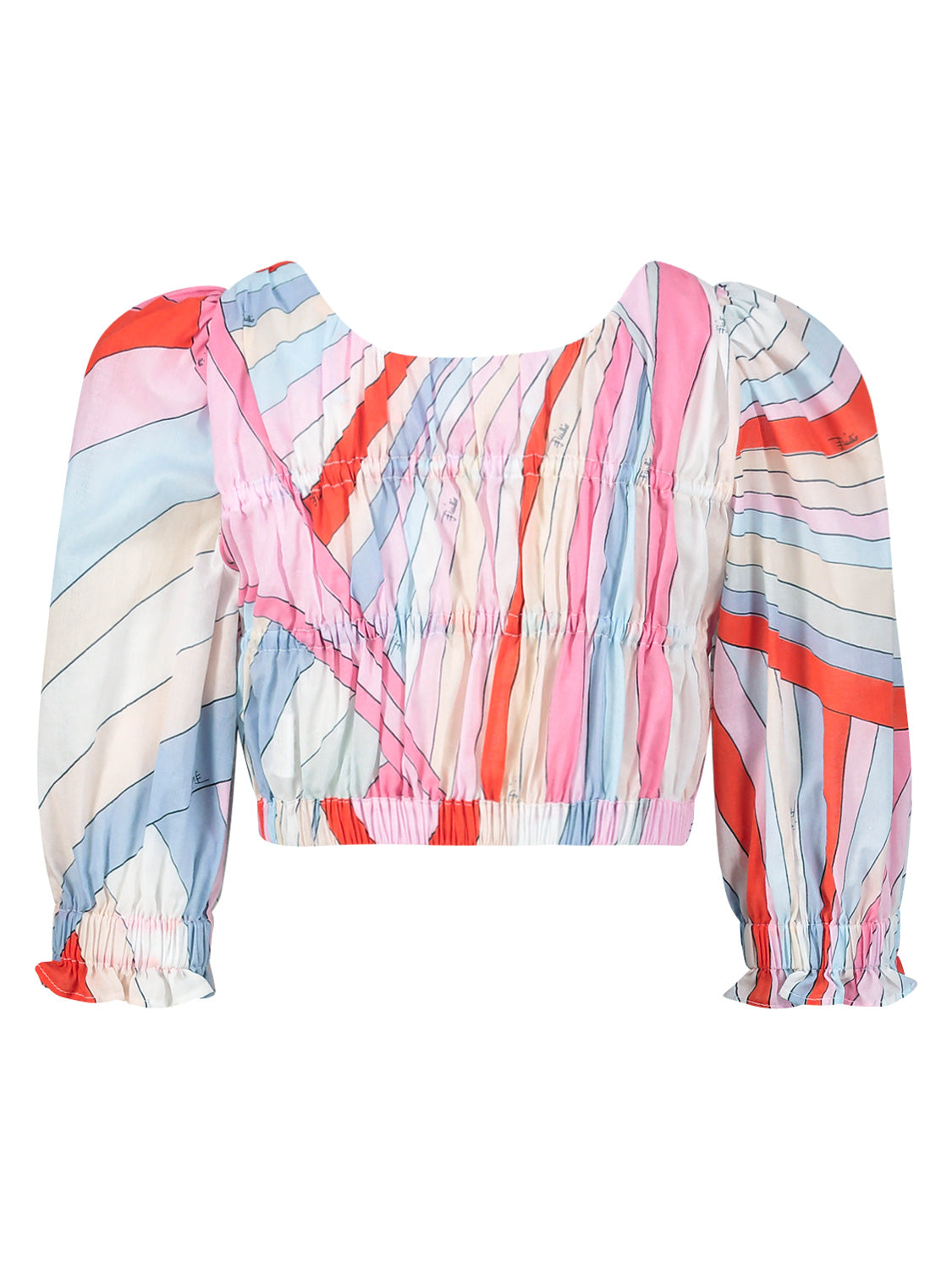 Emilio Pucci Kids blouse Multicoloured in Multicoloured 6900479371-4.jpg | NICKIS.com