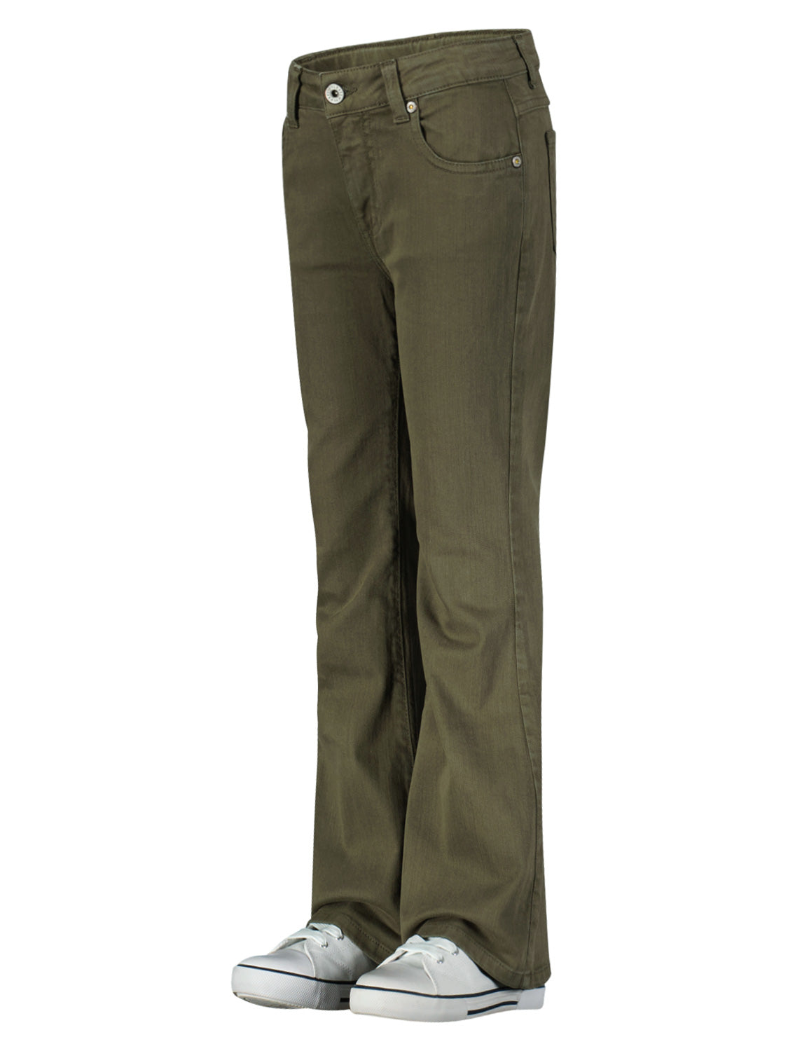 PLEASE - THE TROUSERS Kids jeans Olive Green in Olive Green 6900485210-5.jpg | NICKIS.com