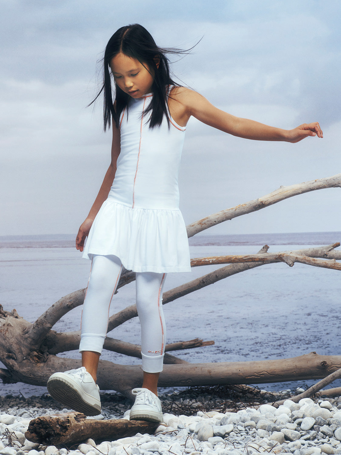 Marni Kids dress White in White 6900610608-2.jpg | NICKIS.com