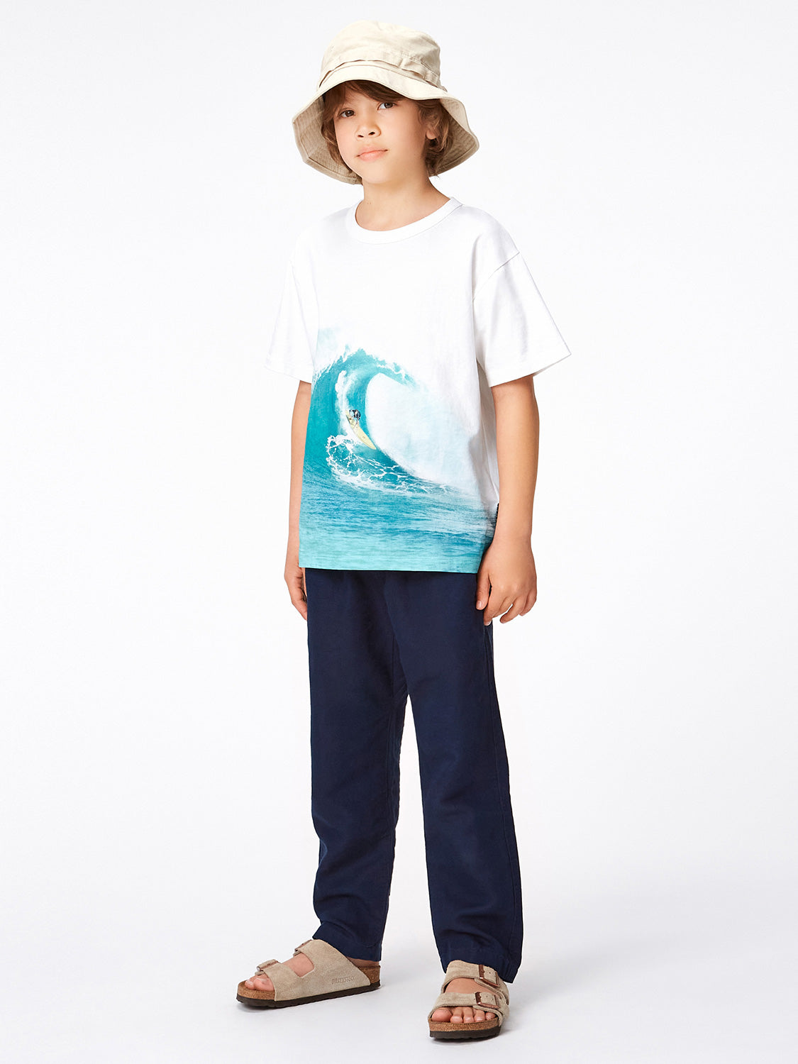 Molo Kids t-shirt Riley White in White 6900683869-2.jpg | NICKIS.com