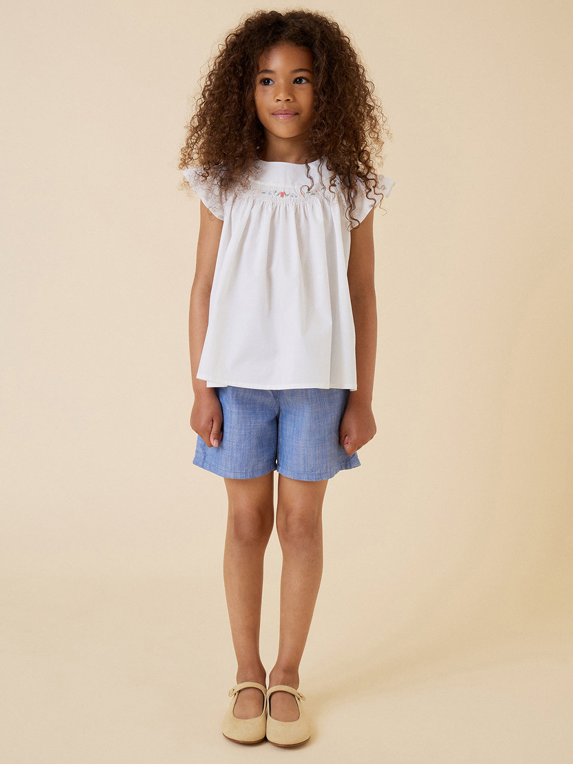 Bonpoint Kids blouse Fillys White in White 6900732862-2.jpg | NICKIS.com