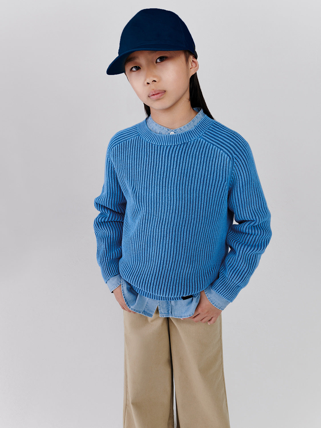 Aspesi Kids Sweaters Blue in Blue 6900812312-2.jpg | NICKIS.com