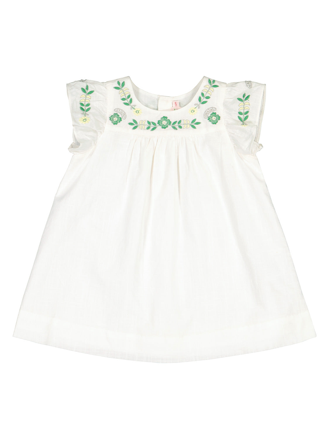 Bonpoint Kids dress Laurie White in White 6900818942-1.jpg | NICKIS.com