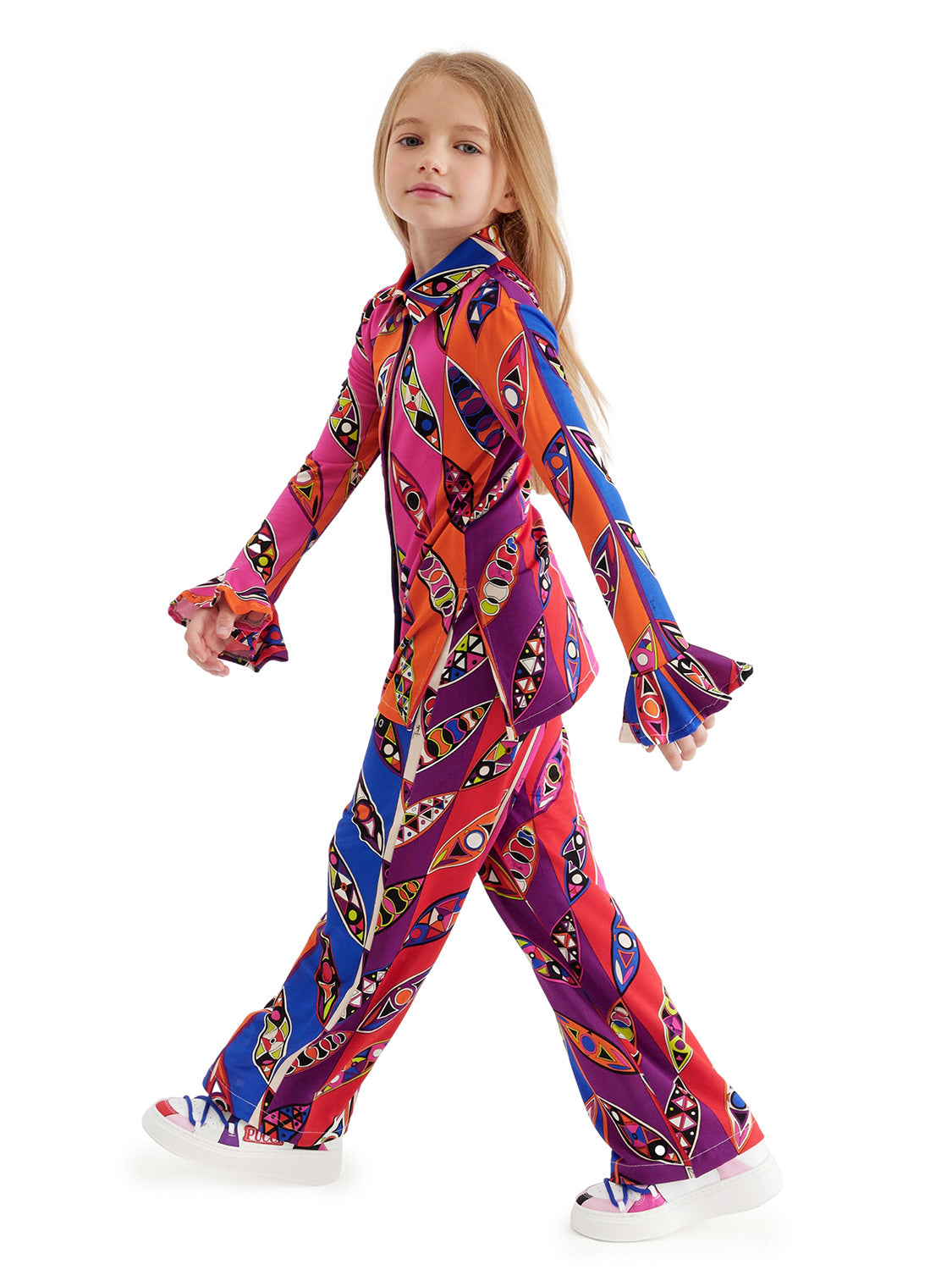 Emilio Pucci Kids pants Multicoloured in Multicoloured 6900830617-2.jpg | NICKIS.com