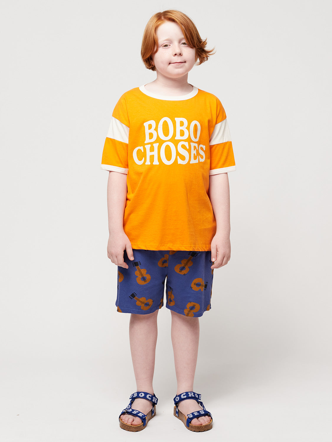 Bobo Choses Kids Sweatshorts Acoustic Guitar Blue in Blue 6900863066-2.jpg | NICKIS.com