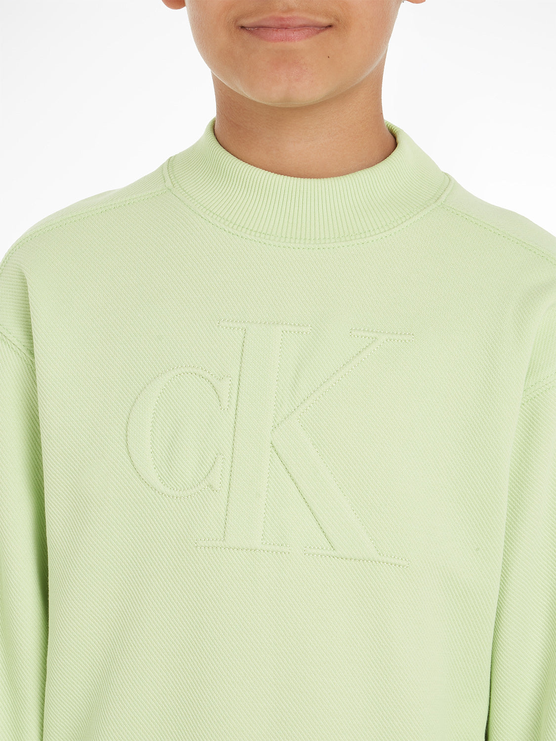 Calvin Klein Kids Sweatshirt Mint Green in Mint Green 6900913929-8.jpg | NICKIS.com