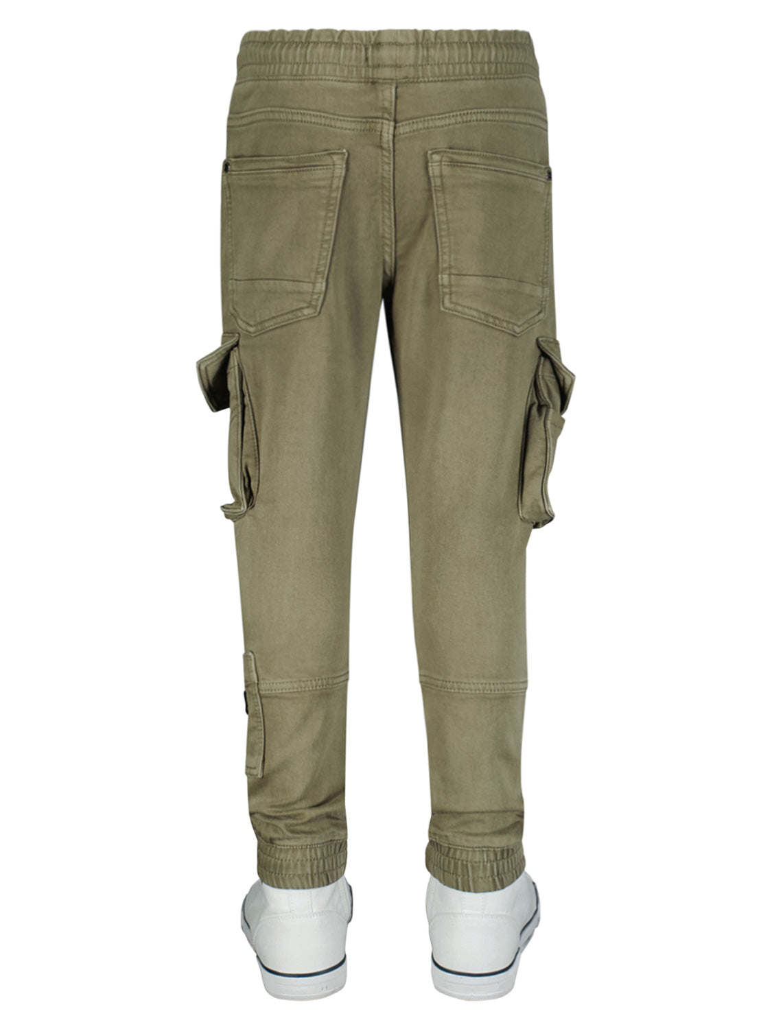 Vingino Kids Cargo Trousers Cosimo Khaki in Khaki 6901002534-6.jpg | NICKIS.com