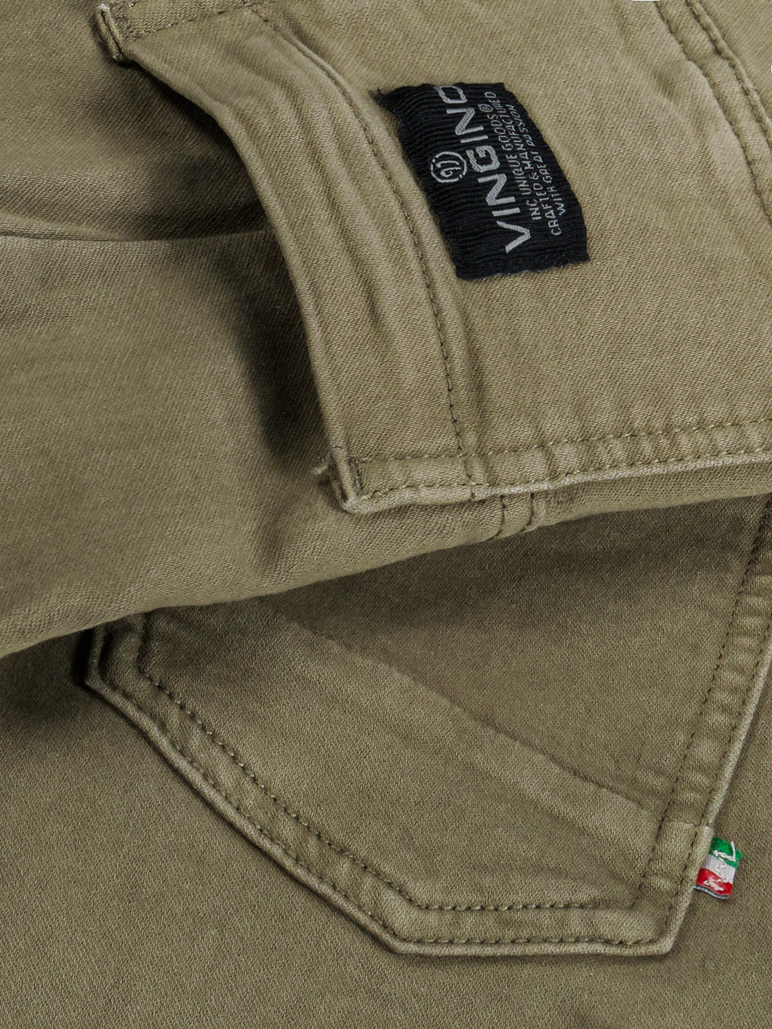 Vingino Kids Cargo Trousers Cosimo Khaki in Khaki 6901002534-7.jpg | NICKIS.com