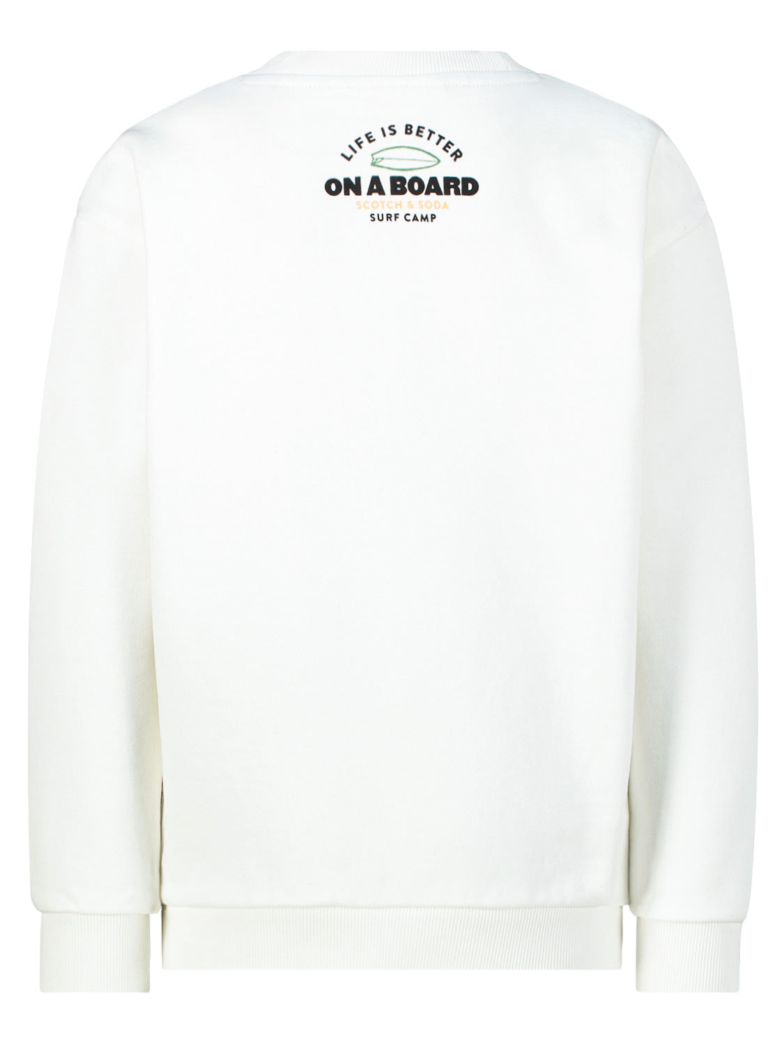 Scotch & Soda Kids Sweatshirt White in White 6901002703-5.jpg | NICKIS.com