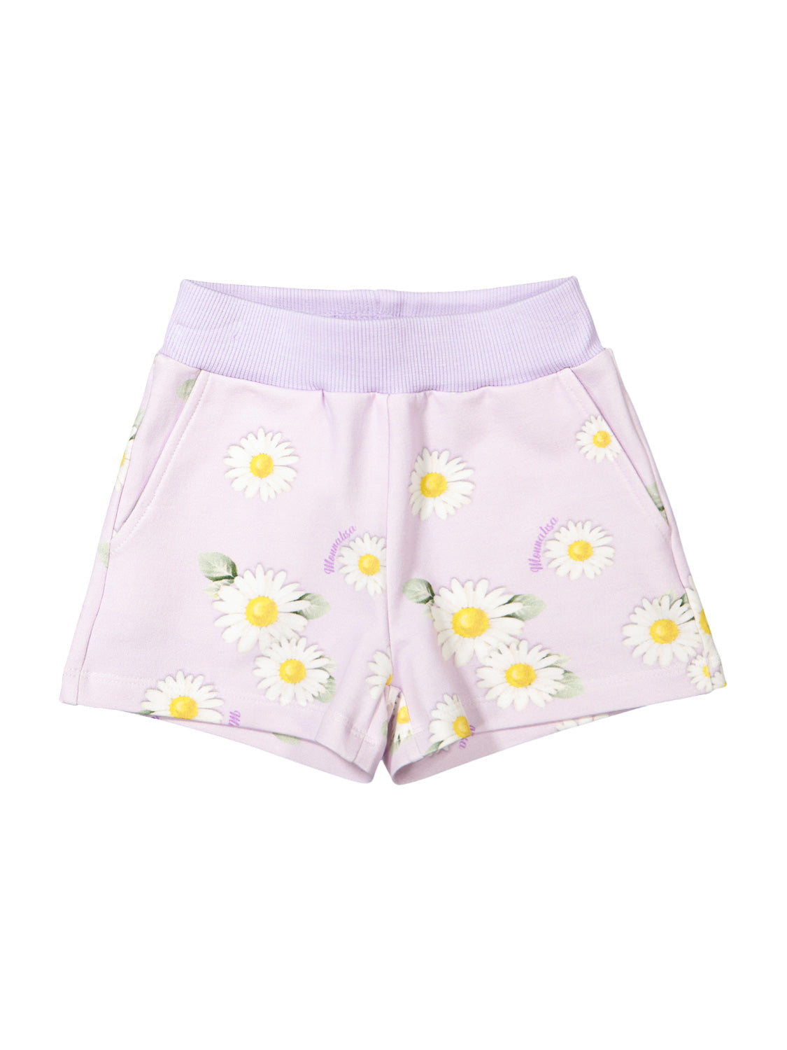 Monnalisa Kids Sweatshorts Lilac in Lilac 6901012192-1.jpg | NICKIS.com