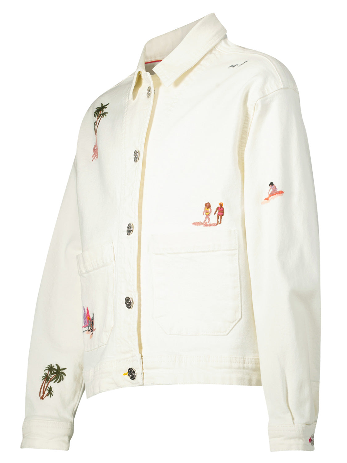 Scotch & Soda Kids jacket Beach Scene White in White 6901018417-4.jpg | NICKIS.com