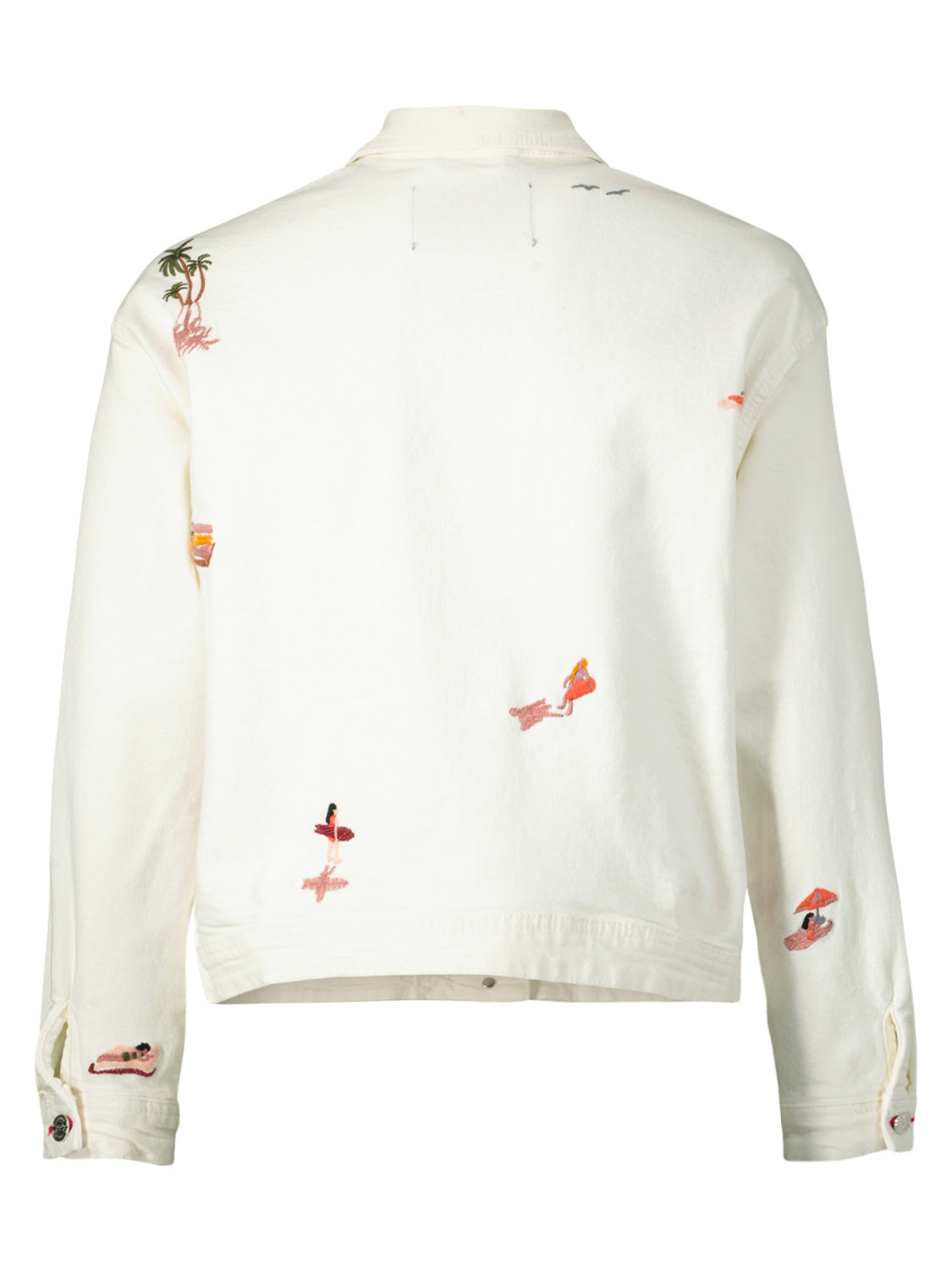 Scotch & Soda Kids jacket Beach Scene White in White 6901018417-5.jpg | NICKIS.com