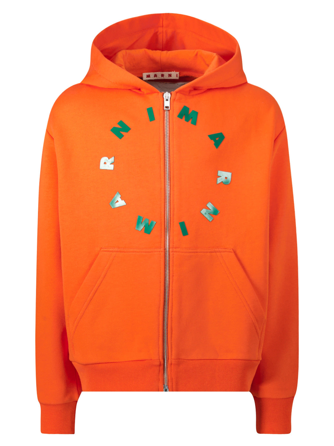 Marni Kids Sweat Jacket Orange in Orange 6901066684-1.jpg | NICKIS.com