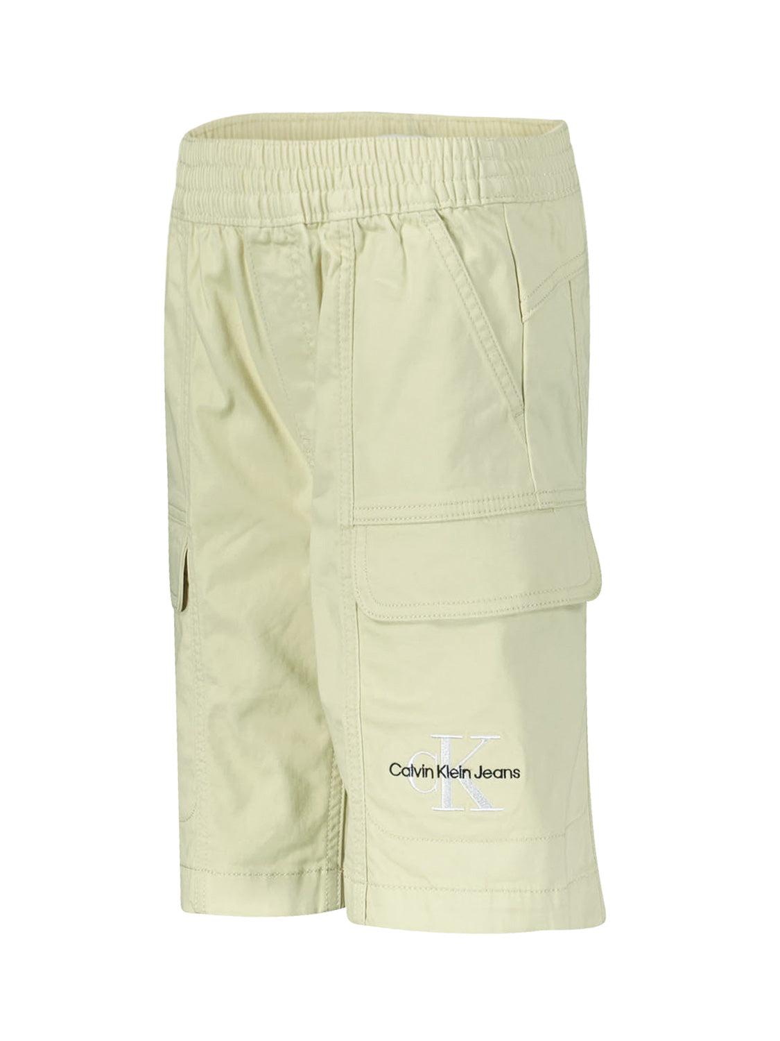 Calvin Klein Kids Shorts Sateen Cargo Beige in Beige 6901112239-4.jpg | NICKIS.com