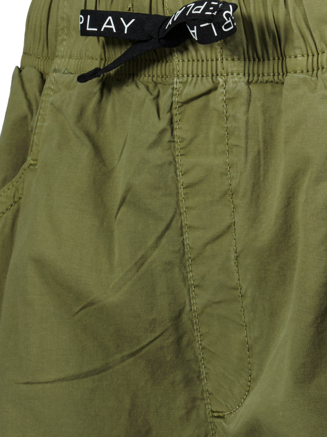 Replay & Sons Kids Cargo Trousers Olive Green in Olive Green 6901122710-6.jpg | NICKIS.com