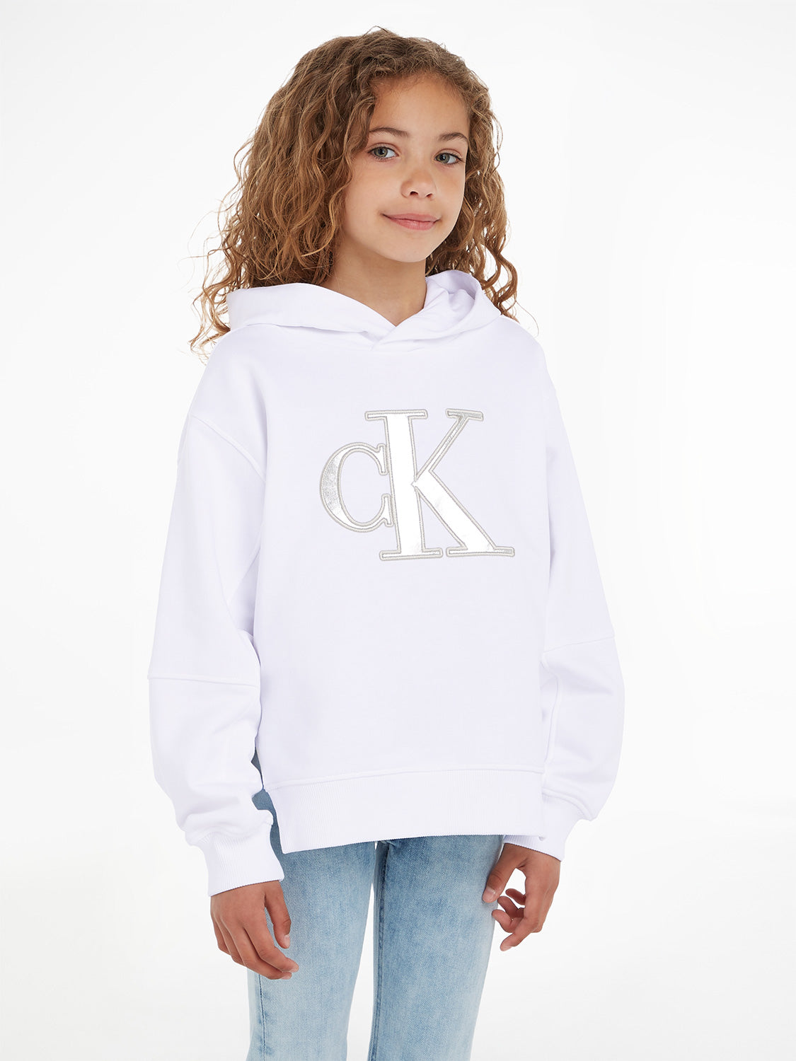 Calvin Klein Kids hoodie White in White 6901137622-2.jpg | NICKIS.com