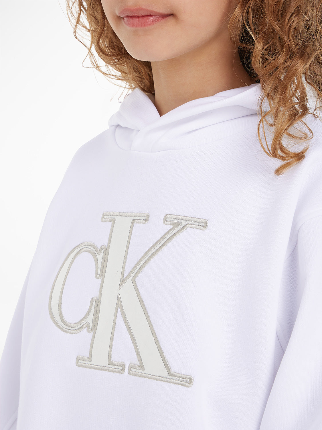 Calvin Klein Kids hoodie White in White 6901137622-8.jpg | NICKIS.com