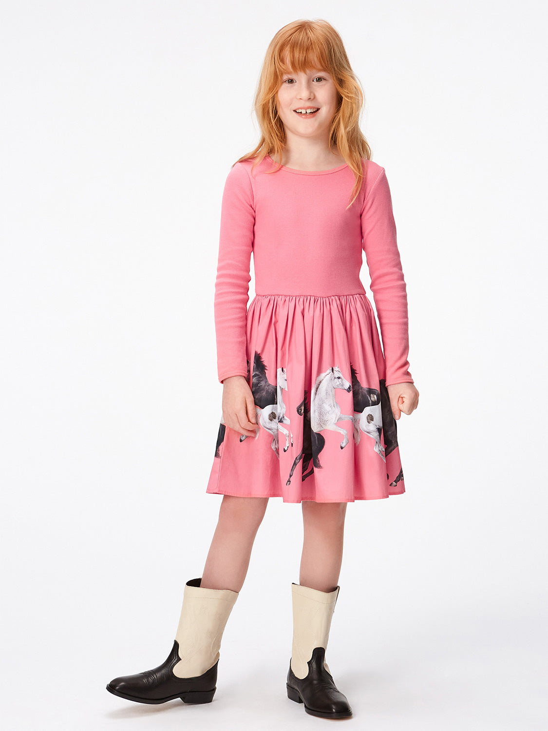 Molo Kids dress Casie Fuchsia in Fuchsia 6901164004-2.jpg | NICKIS.com