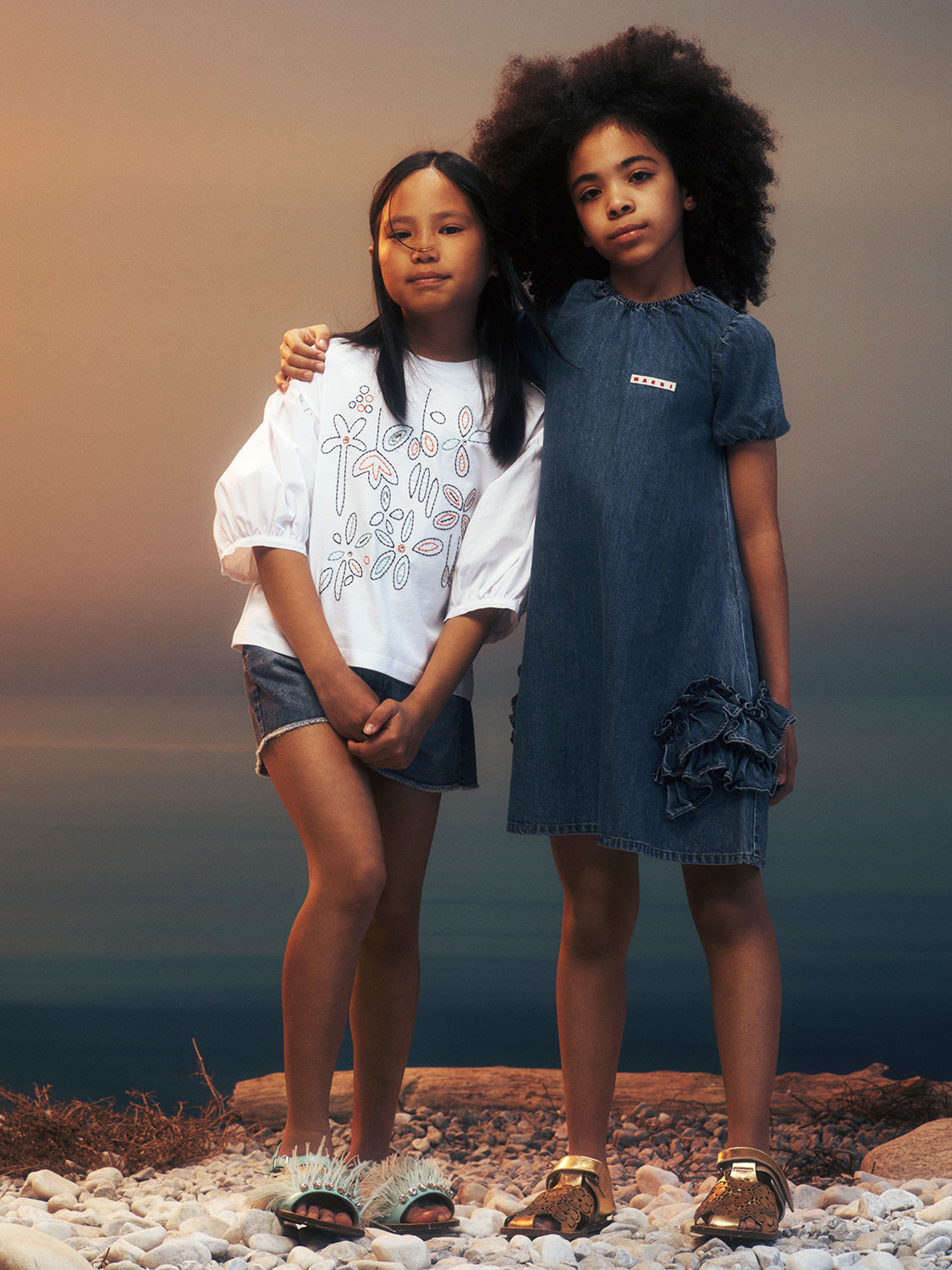 Marni Kids dress Blue in Blue 6901217722-2.jpg | NICKIS.com