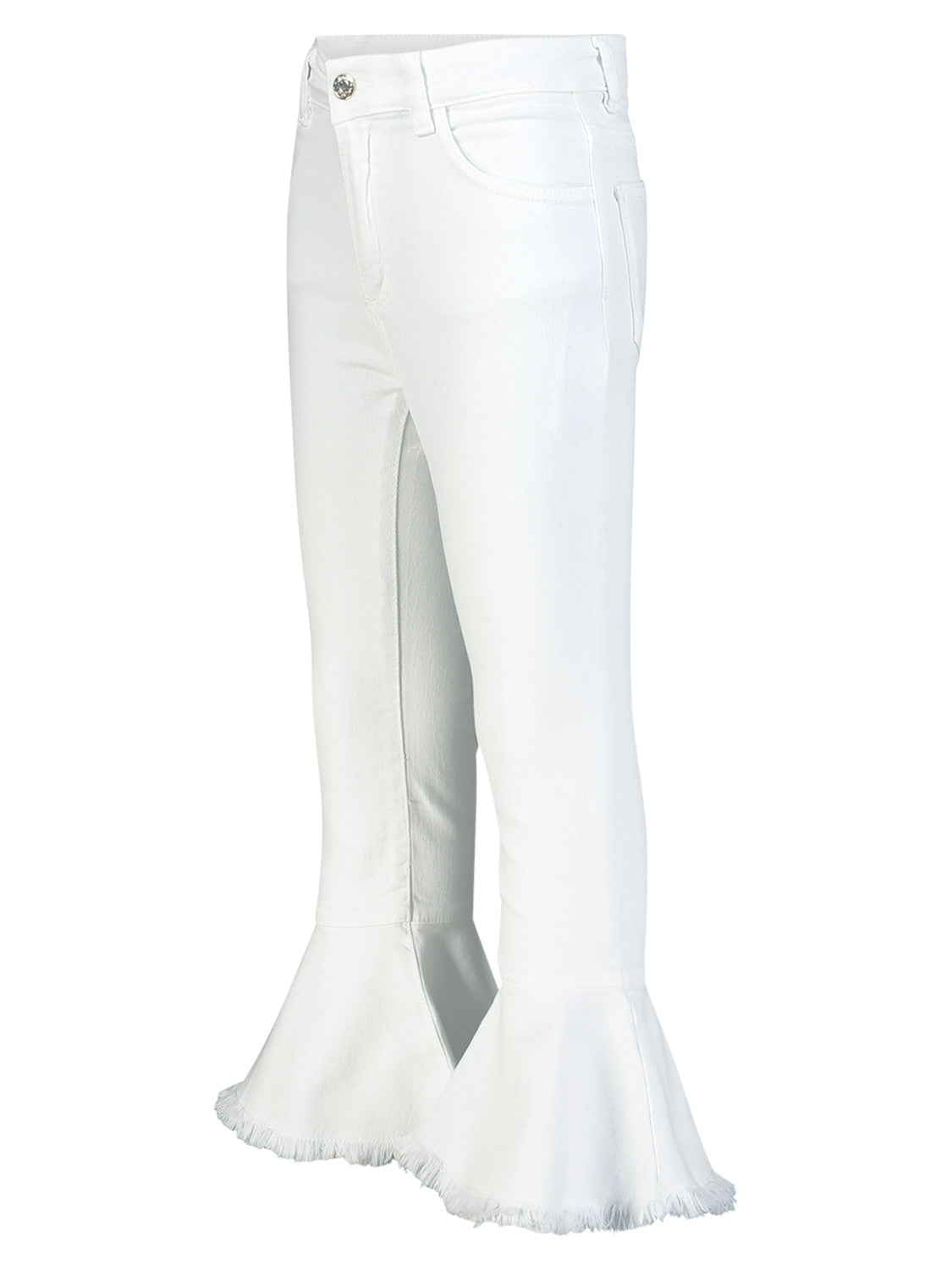 TWINSET Kids jeans White in White 6901251443-4.jpg | NICKIS.com