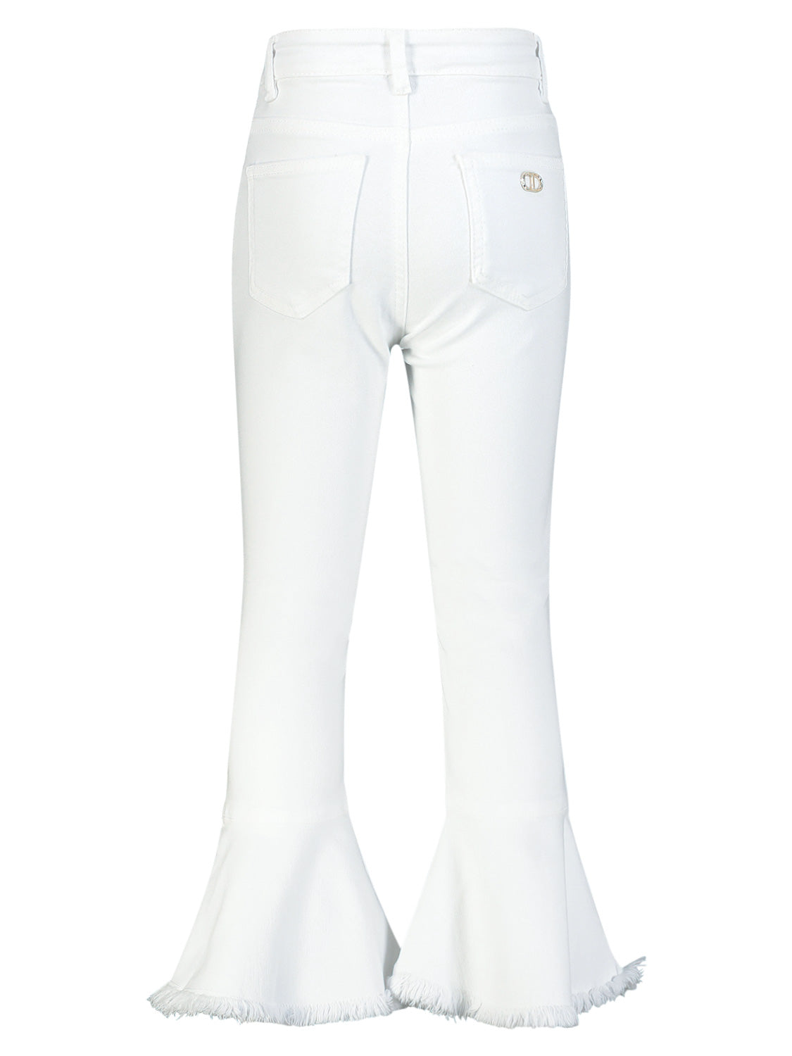 TWINSET Kids jeans White in White 6901251443-5.jpg | NICKIS.com