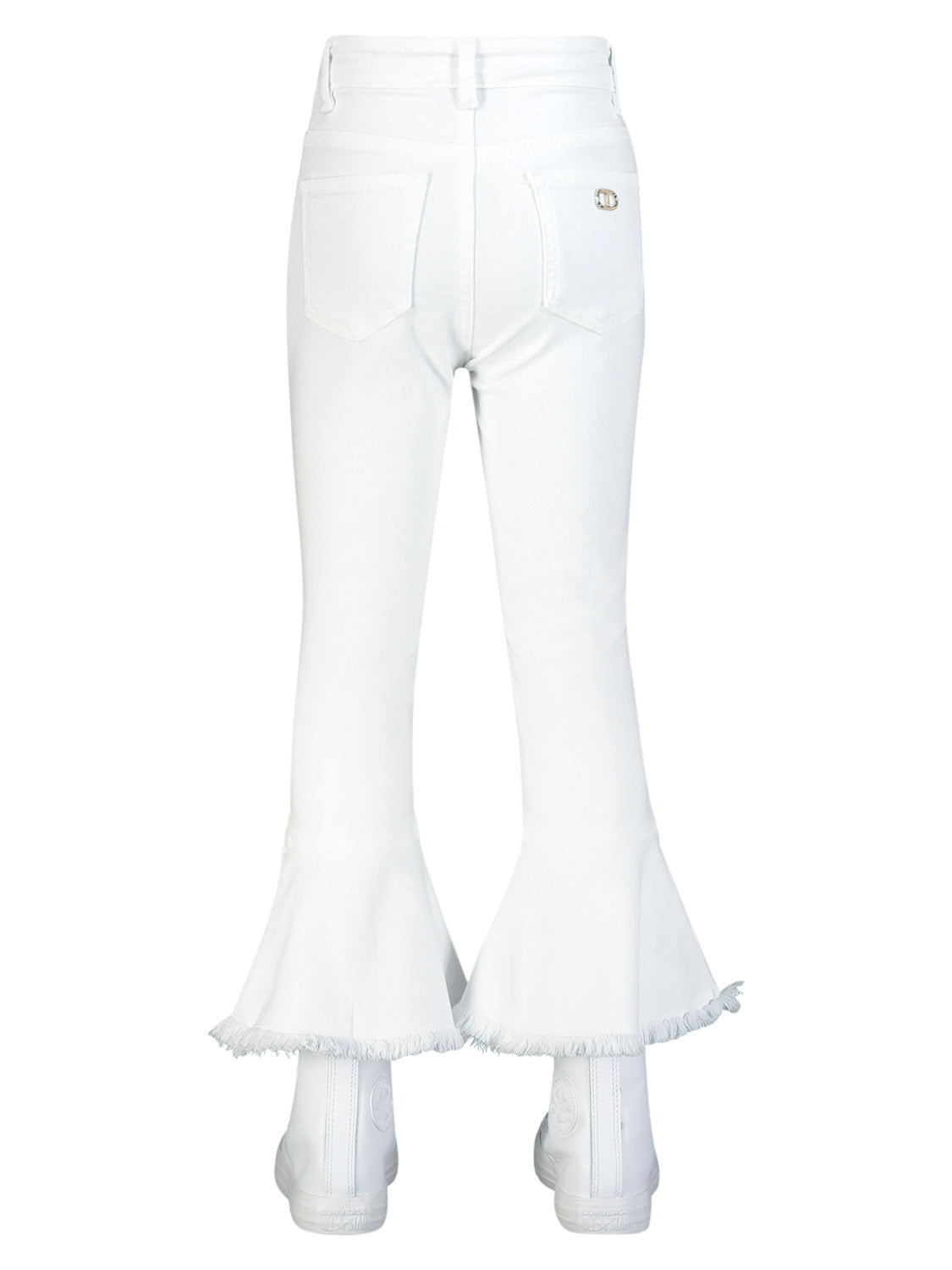 TWINSET Kids jeans White in White 6901251443-8.jpg | NICKIS.com