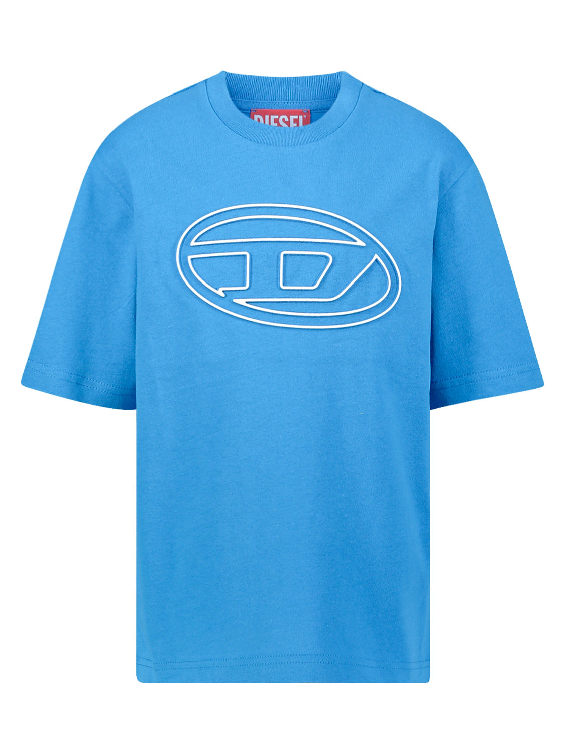 Diesel Kids t-shirt Tjustbigoval Blue in Blue 6901259392-1.jpg | NICKIS.com