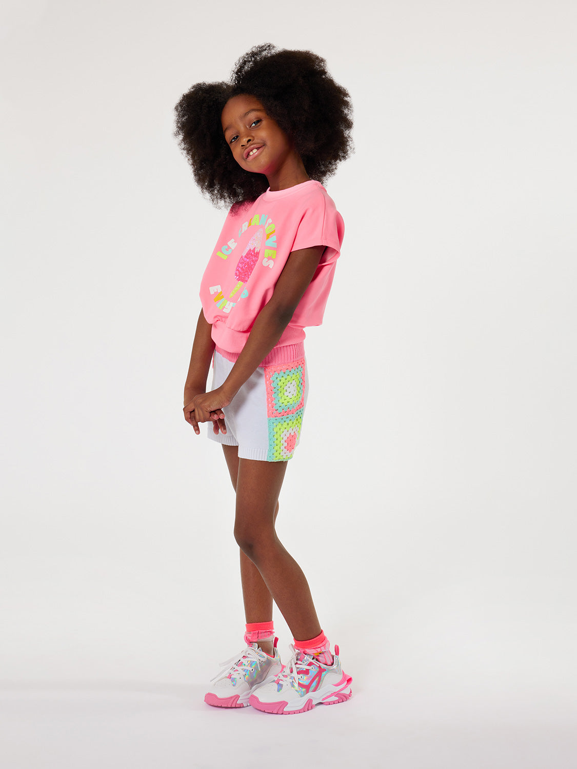 Billieblush Kids top Neon in Neon 6901271496-2.jpg | NICKIS.com