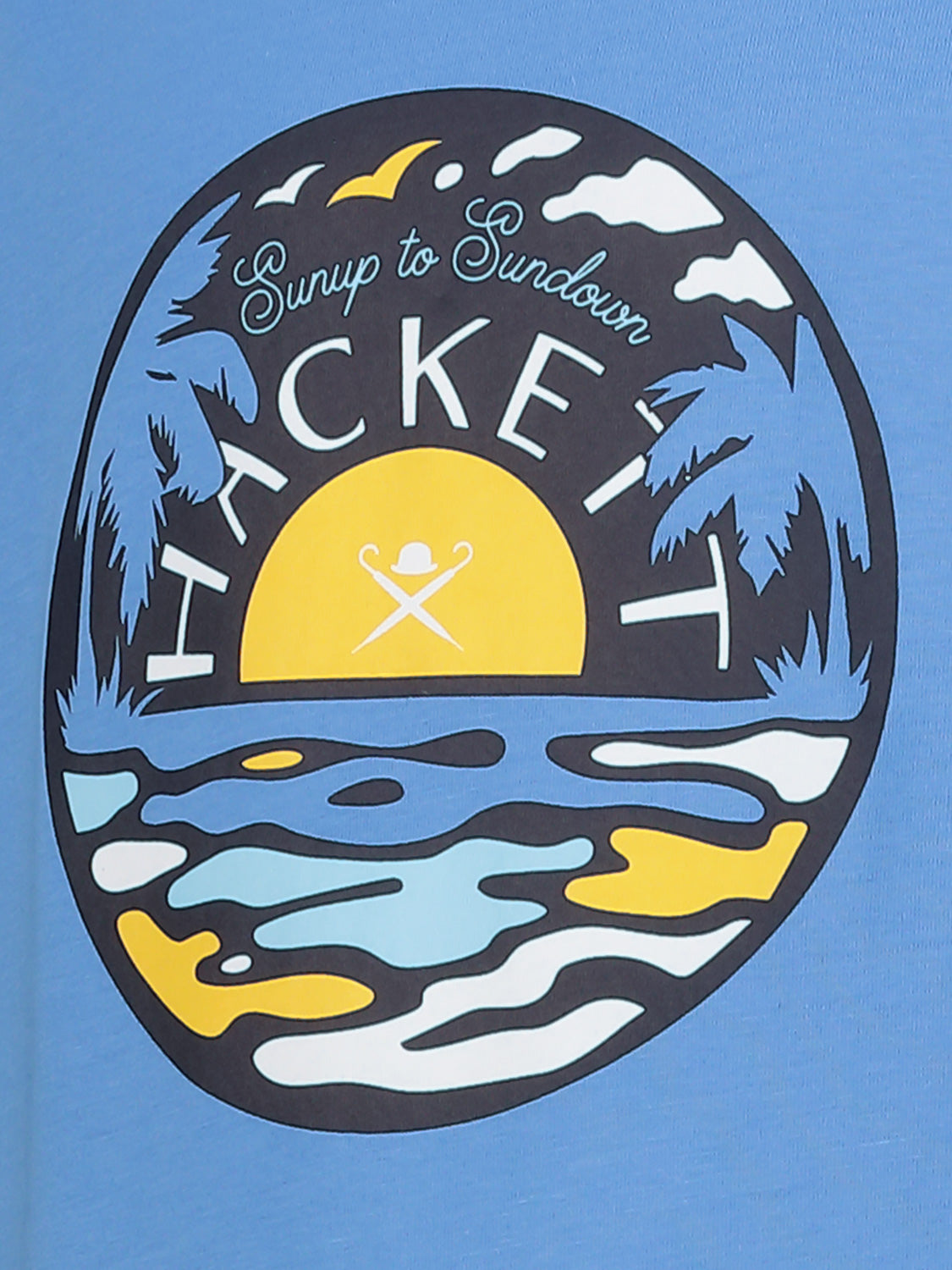 Hackett London Kids t-shirt Blue in Blue 6901453293-5.jpg | NICKIS.com