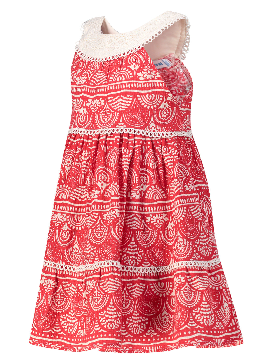 Mayoral Kids dress Red in Red 6901529473-4.jpg | NICKIS.com