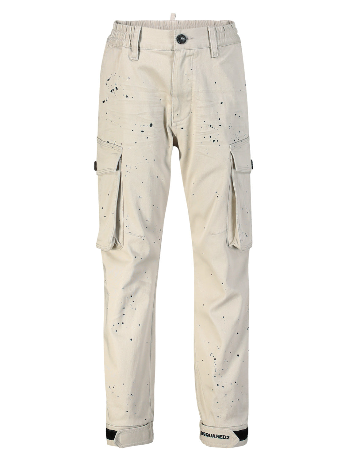 DSQUARED2 Kids Cargo Trousers Beige in Beige 6901537030-1.jpg | NICKIS.com