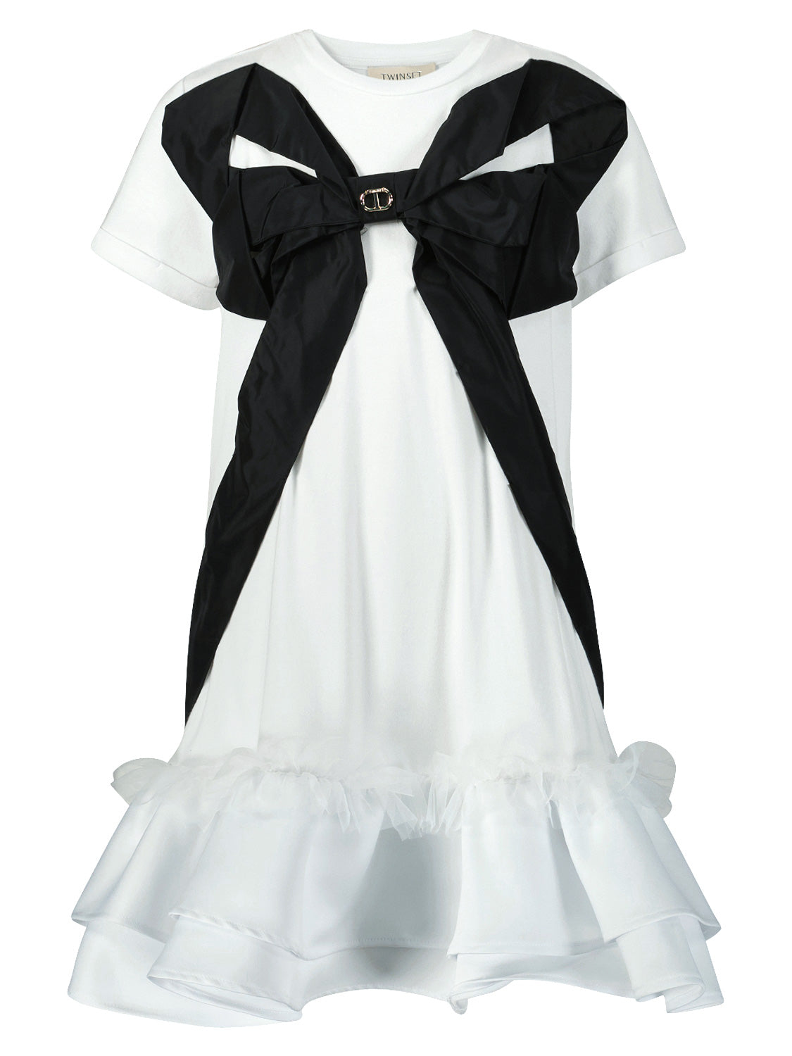 TWINSET Kids dress White in White 6901616361-1.jpg | NICKIS.com