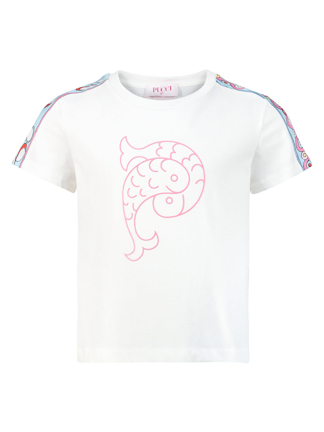 Emilio Pucci Kids t-shirt White in White 6901677952-1.jpg | NICKIS.com