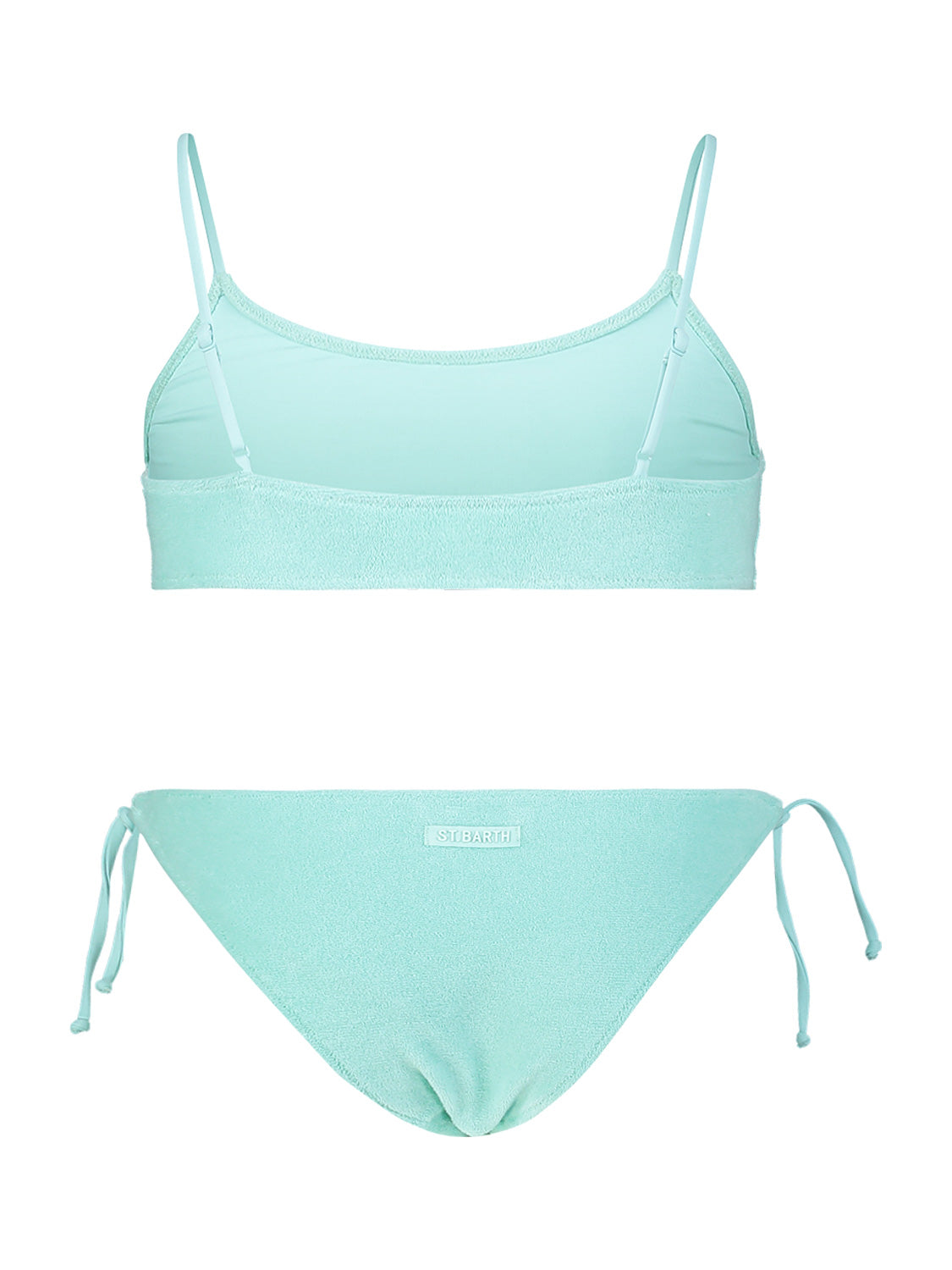 MC2 Saint Barth Kids bikini Jaiden Turquoise in Turquoise 6901705503-4.jpg | NICKIS.com