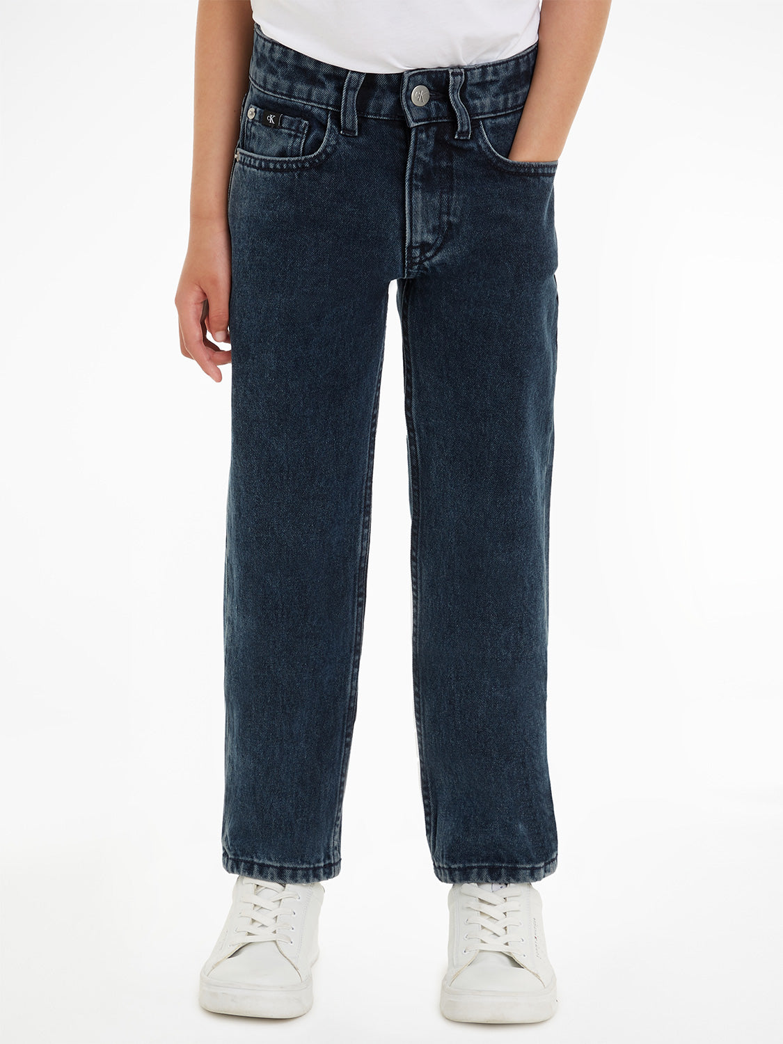 Calvin Klein Kids jeans Regular Straight Visual Blue in Blue 6901718768-2.jpg | NICKIS.com