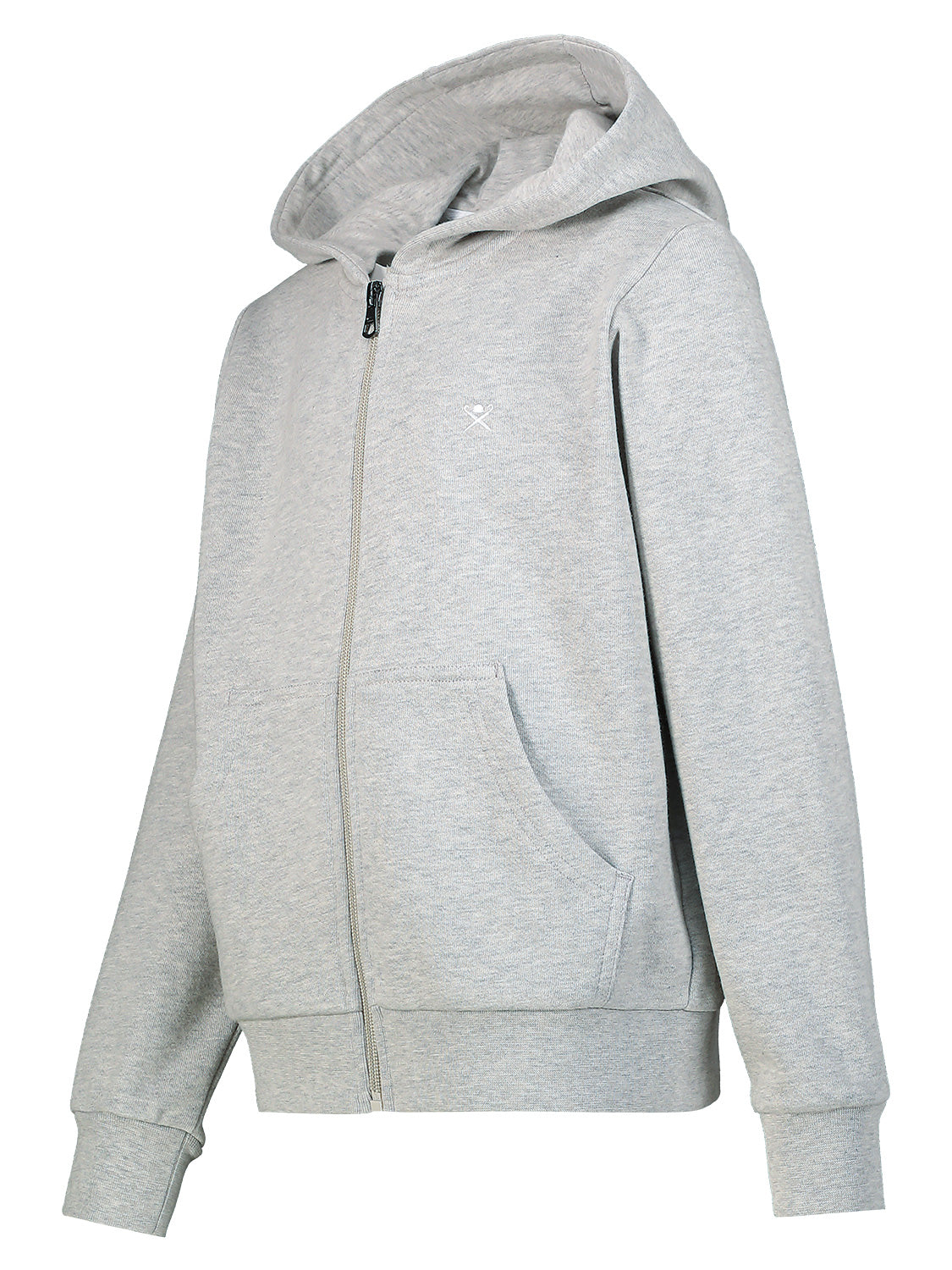 Hackett London Kids Sweat Jacket Grey in Grey 6901797581-4.jpg | NICKIS.com