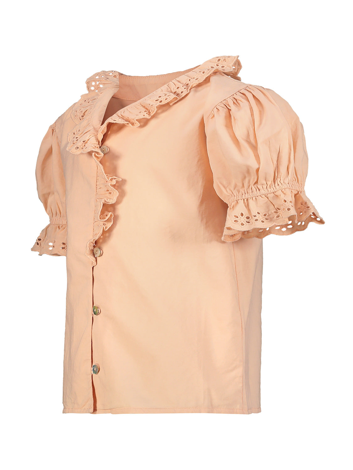 The New Society Kids blouse Laguna Apricot in Apricot 6901836042-4.jpg | NICKIS.com